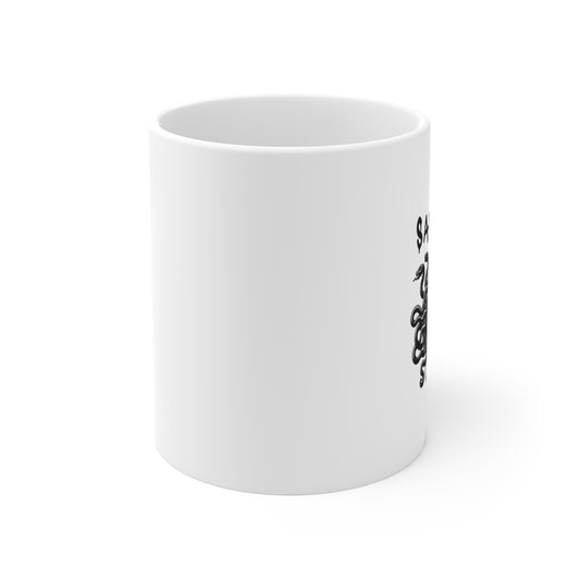 Savage Medusa Mug, Unique Gift for Women, Funny Coffee Cup, Home Decor, Empowering Beverage Tumbler